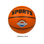 Balón De Basket Basketball N°5 Multiuso Para Juego y Práctica - Imagen 2