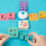 Juego Didáctico Rompecabezas Madera Emoji Con Timbre Puzzle - Imagen 3