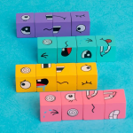 Juego Didáctico Rompecabezas Madera Emoji Con Timbre Puzzle - Imagen 6