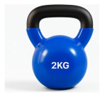 Pesa Rusa Kettlebel Acero Vinilo 2kg Crossfit Entrenamiento - Imagen 2