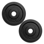 Par de Discos de Hierro Preolímpicos 2,5 kg c/u (Total 5kg)