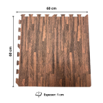 Pack X4 Tatamis Alfombra Encastrable Goma Eva 60x60x1cm - Imagen 2