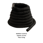 Cuerda De Fuerza Batalla Revestida 9 Mts X 25mm Battle Rope - Imagen 2