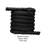 Cuerda De Fuerza Batalla Revestida 9 Mts X 50mm Battle Rope - Imagen 2