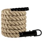 Cuerda Para Trepar De Cañamo Yute Con Anclaje 7 Mts X 38mm