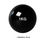 Balón Medicinal De Silicona 1Kg Antideslizante Sin Rebote Crossfit - Imagen 2