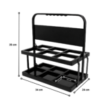 Soporte Plegable Para 6 Botellas Portabotellas Deportivo - Imagen 4