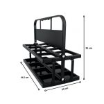 Soporte Plegable Para 8 Botellas Portabotellas Deportivo - Imagen 2