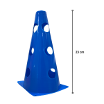 Set De 10 Conos 23cm Con Orificio Entrenamiento Tráfico - Imagen 5