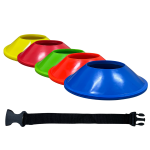 Set de 20 Conos de Agilidad y Exhibición de Balones Multicolor - Imagen 7