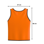 Pack X10 Chaleco Deportivo Peto Cerrado Poliester Para Adulto - Imagen 5
