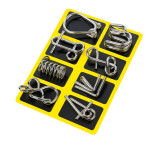 Rompecabezas de Metal 8 Piezas Juego de Ingenio y Destreza - Imagen 3