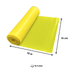 Banda de resistencia abierta amarilla 10 metros Nivel liviano 3 kg - Imagen 2