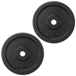Par de Discos de Hierro Preolímpicos 10 kg c/u (Total 20 kg) - Imagen 3