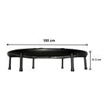 Trampolín De Ejercicio Home Fitness 100 Cm Cama Elástica - Imagen 2