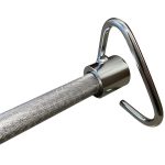 Barra Recta De 96cm Con Ganchos Para Bandas De Resistencia - Imagen 3