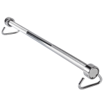 Barra Recta De 96cm Con Ganchos Para Bandas De Resistencia