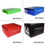 Cajones Plyo Soft Box 4 Niveles Profesionales de Salto Apilables - Imagen 3