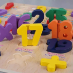 Juego Infantil Didáctico De Números 1 Al 20 Encastre Con Pizarrón - Imagen 4