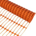 Malla o Cerco de Seguridad Naranja 1x50 M Reforzada - Imagen 2