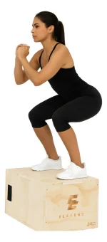 Cajón de Salto Pliométrico de Madera 3 en 1 para Entranmiento - Imagen 2