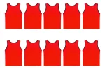 Pack X10 Chaleco Deportivo De Malla Peto Calado Adulto XL