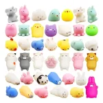 Pack De 50 Figuras Tiernas Squishy Animales Para Colección - Imagen 4