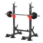 Rack Portabarras Ajustable De Acero Fitness Y Musculación - Imagen 2