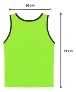 Pack X10 Chaleco Deportivo De Malla Peto Calado Adulto XL - Imagen 2