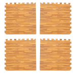 Pack 4 Tatamis Diseño de Madera 60x60x2 Cm Encastrable - Imagen 6