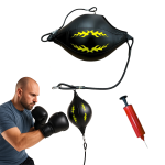 Pera de Boxeo con Elastico + Bombin para Entrenamiento - Imagen 2