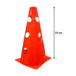 Set 10 Conos Con Orificios 23cm + 5 Bastones De 100cm - Imagen 2