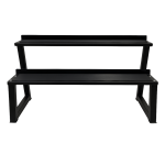 Rack para Kettlebells Organizador de Pesas Rusas 2 Niveles - Imagen 2