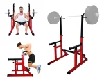 Rack de Sentadillas Ajustable Multifuncional Para Barras