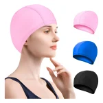 Gorro de Piscina Elástico y Suave de Tela para Adultos y Niños - Imagen 5