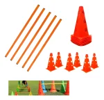 Set 10 Conos Con Orificios 23cm + 5 Bastones De 100cm - Imagen 6