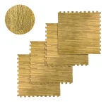 Pack 4 Tatamis Diseño de Madera 60x60x2 Cm Encastrable - Imagen 6