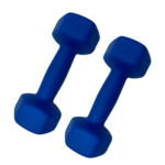 Par de Mancuernas hexagonales de neopreno 4kg c/u Total 8kg - Imagen 5