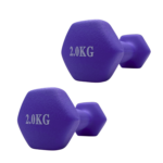 Par de Mancuernas de Neopreno 2kg c/u Total 4kg