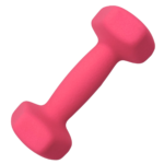 Par de Mancuernas hexagonales de neopreno 2kg c/u Total 4kg - Imagen 5