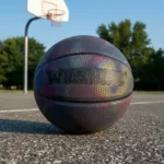 Balón De Básquet No7 Efecto Holográfico Interior Y Exterior - Imagen 2
