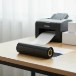 Cinta de carbón de Transferencia Térmica 110x70mm Negra - Imagen 2