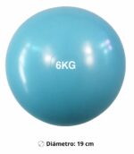 Balón Medicinal De Silicona 6Kg Antideslizante Sin Rebote Crossfit - Imagen 2