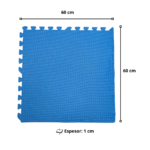 Pack 4 Tatami EVA Encastrable 60 x 60 cm – Espesor 1 cm - Imagen 2