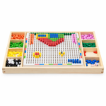 Juego Didáctico De Cuencas Encajables Puzzle Creativo Madera - Imagen 2