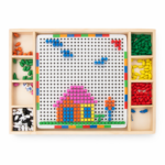 Juego Didáctico De Cuencas Encajables Puzzle Creativo Madera - Imagen 3