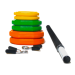 Set Armado con Barra Recta 120 cm y Discos (Total 30kg) - Imagen 3