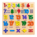 Juego De Madera, Juego Didáctico Infantil Letras o Números - Imagen 3