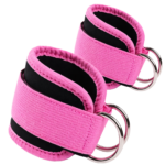 Par Correa Tobillera Ajustable Para Polea Bandas Con Argolla - Imagen 9