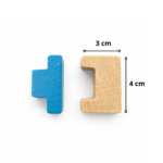 Bloques De Construcción Madera 3d Encajables 24 Piezas - Imagen 3